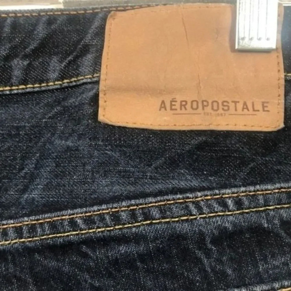 Aeropostale Jeans Denim Dark Wash Classic Style Casual Everyday Comfort‎ - Picture 6 of 14
